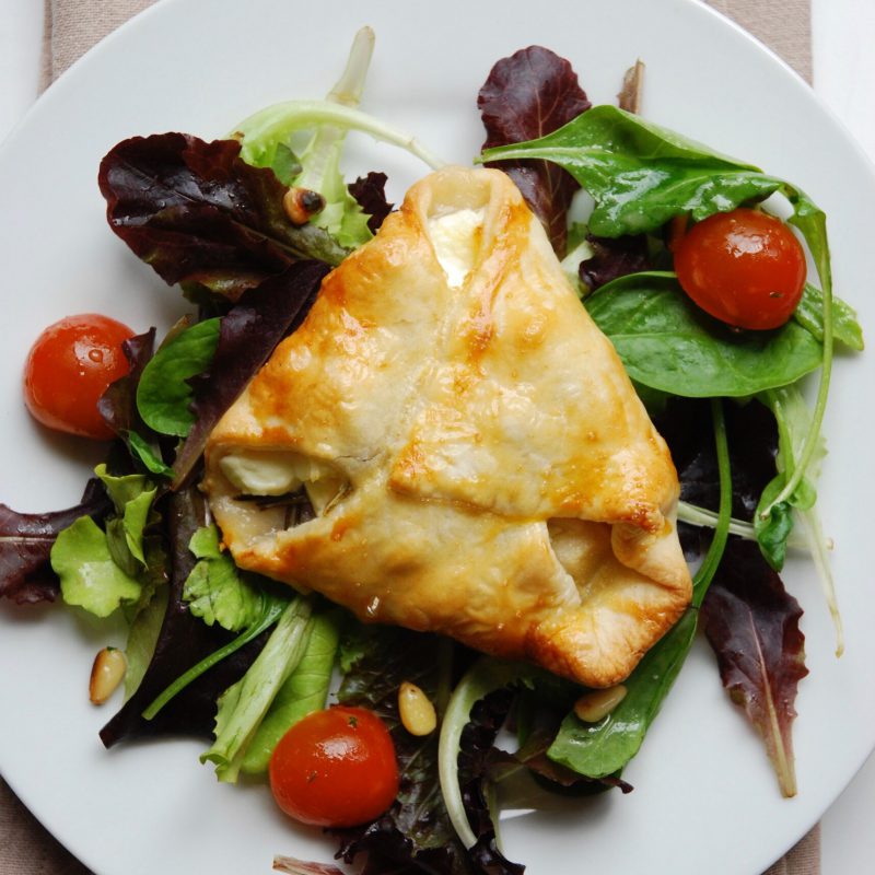 Chaussons chèvre poire – végétarien