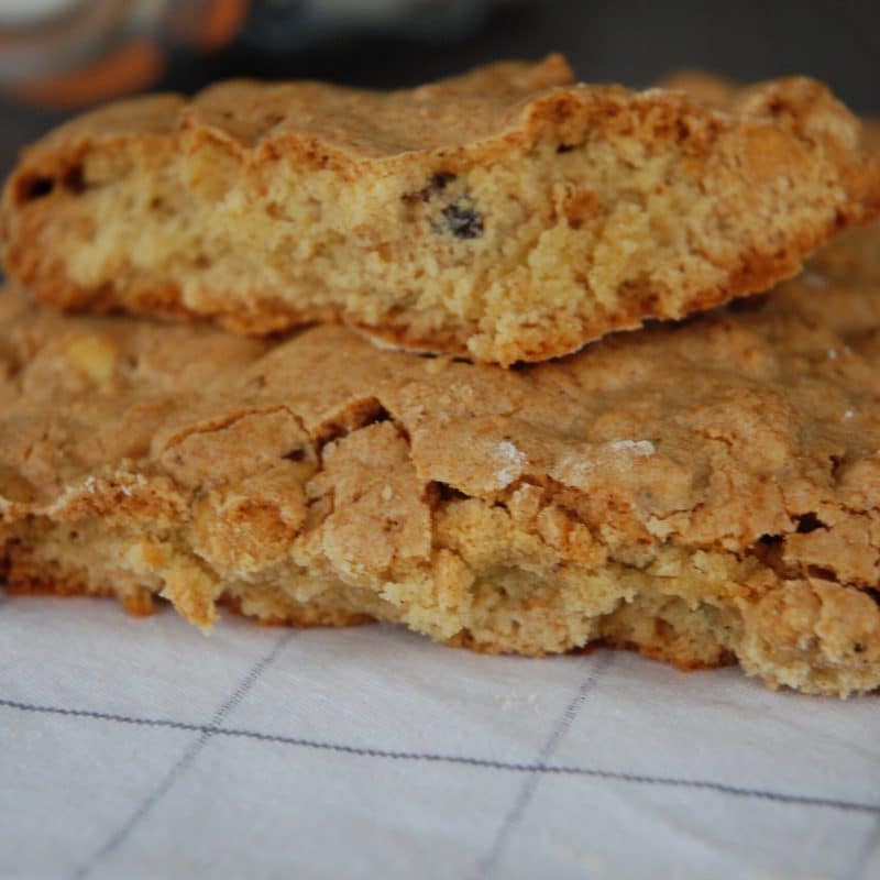 Gros biscuit aux amandes et noisettes entières