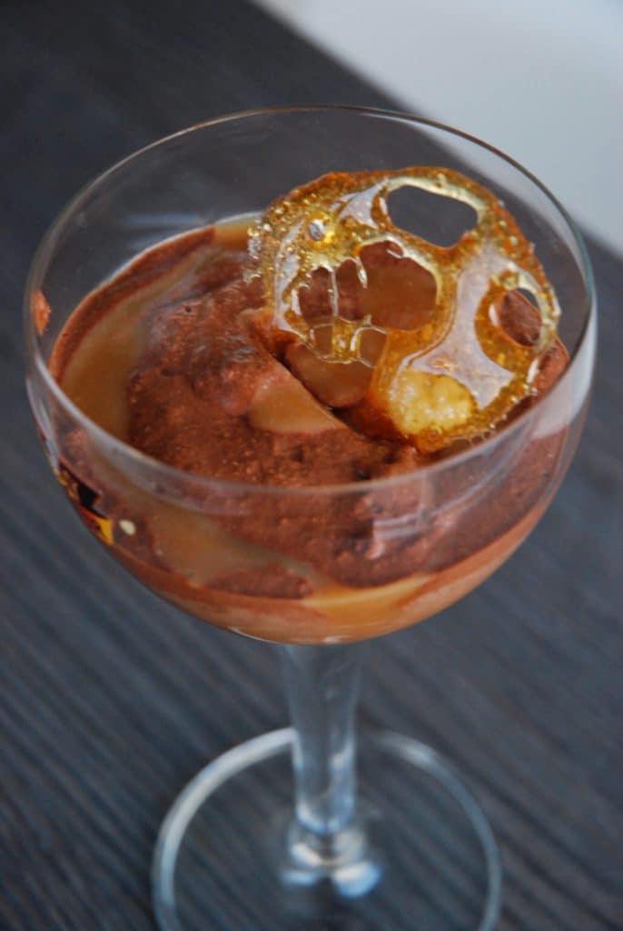 mousse au chocolat caramel