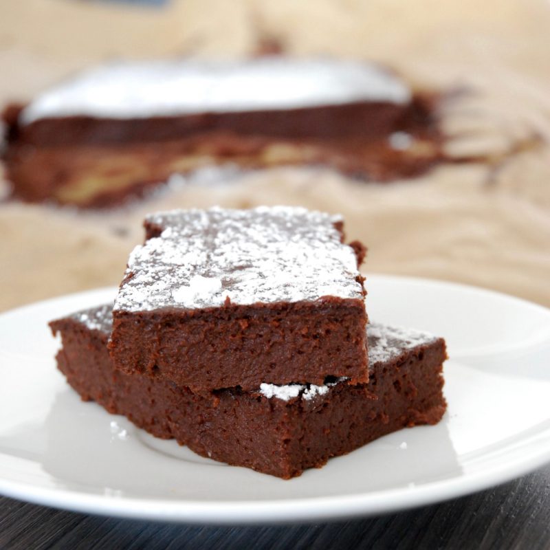 Fondant au chocolat sans beurre, réduit en sucre et farine