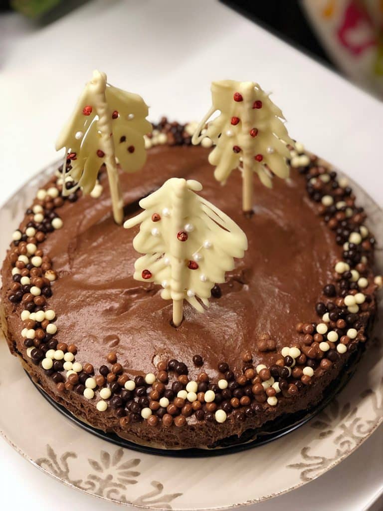 gateau mousse au chocolat noel facile