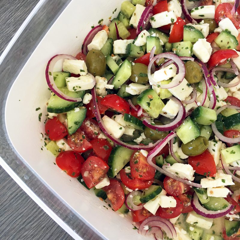 Salade grecque – végétarien