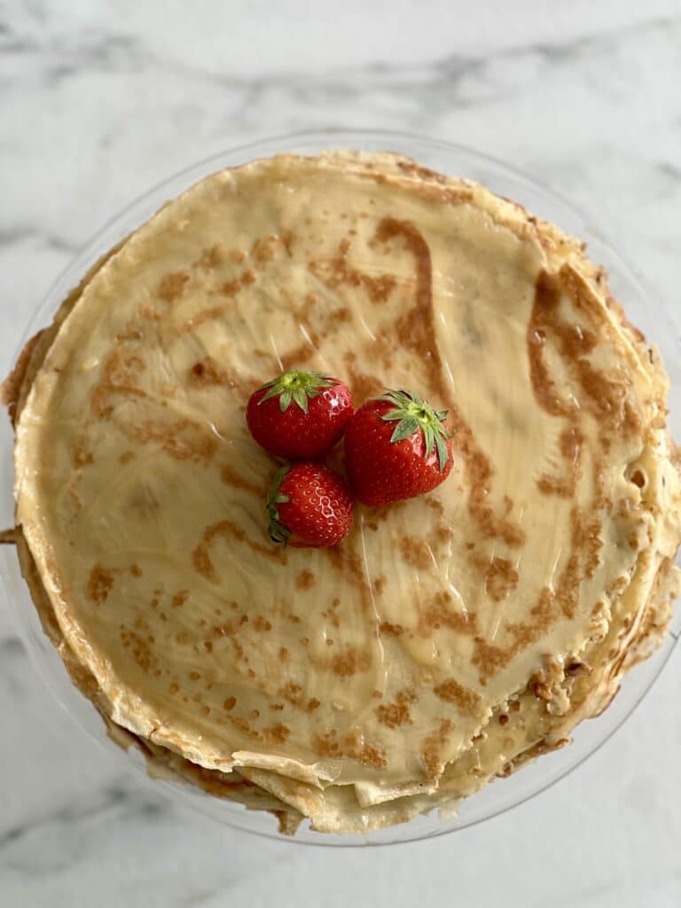 crêpes au lemon curd