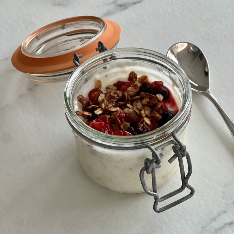 Overnight porridge: petit déjeuner à emporter