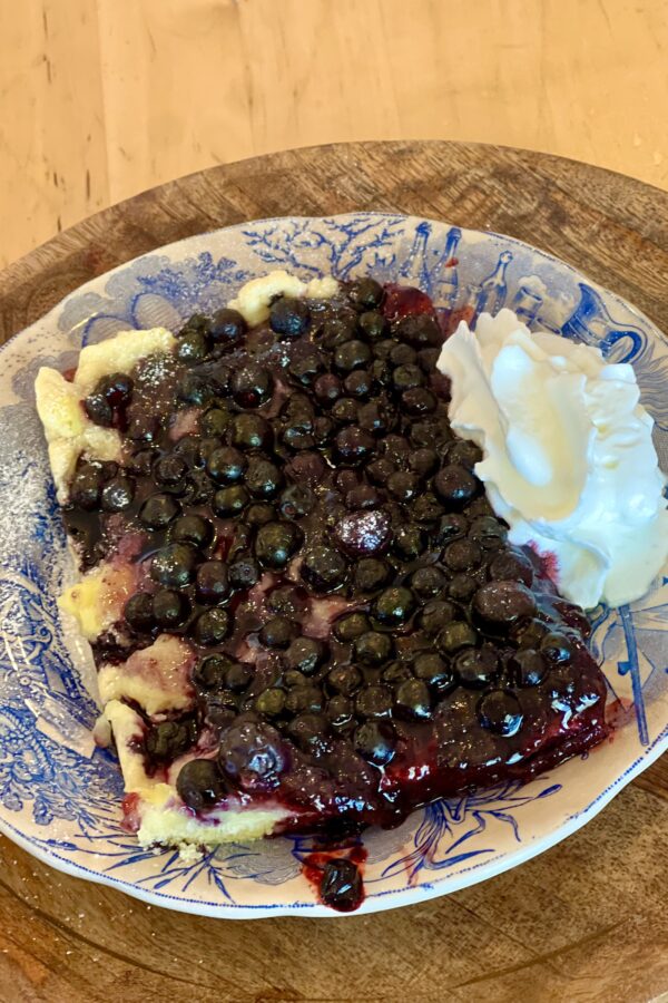 Tarte aux myrtilles comme à Compostelle