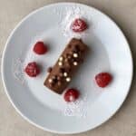 mini bûches de Noël au chocolat et praliné