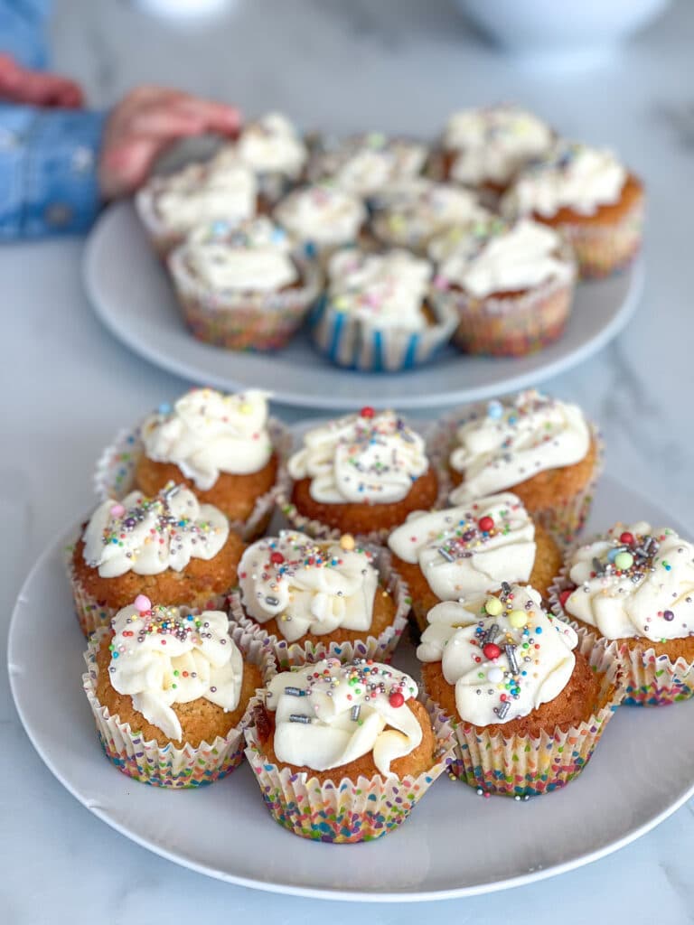 cupcakes à la vanille & cream cheese frosting