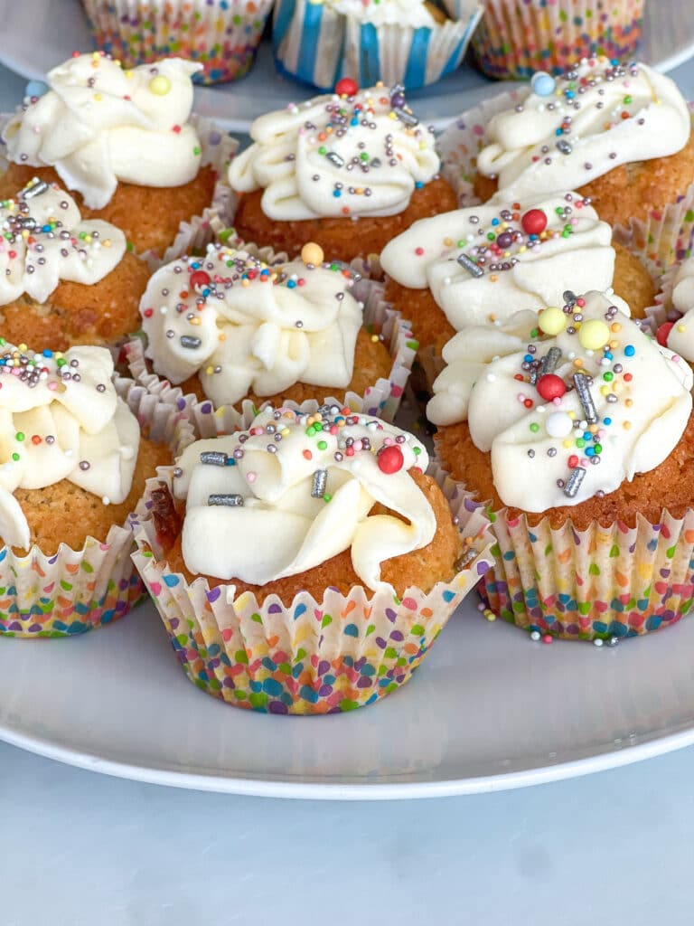 cupcakes à la vanille & cream cheese frosting