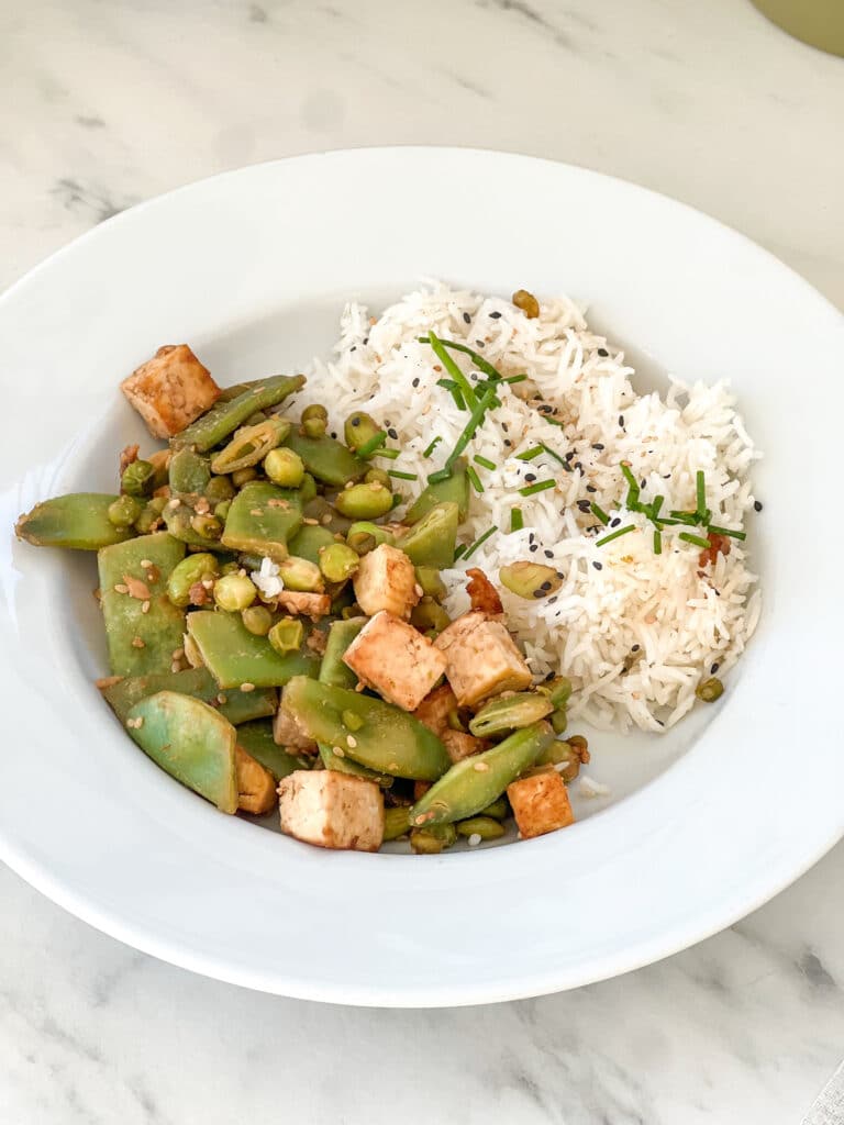 bowl tofu gingembre soja