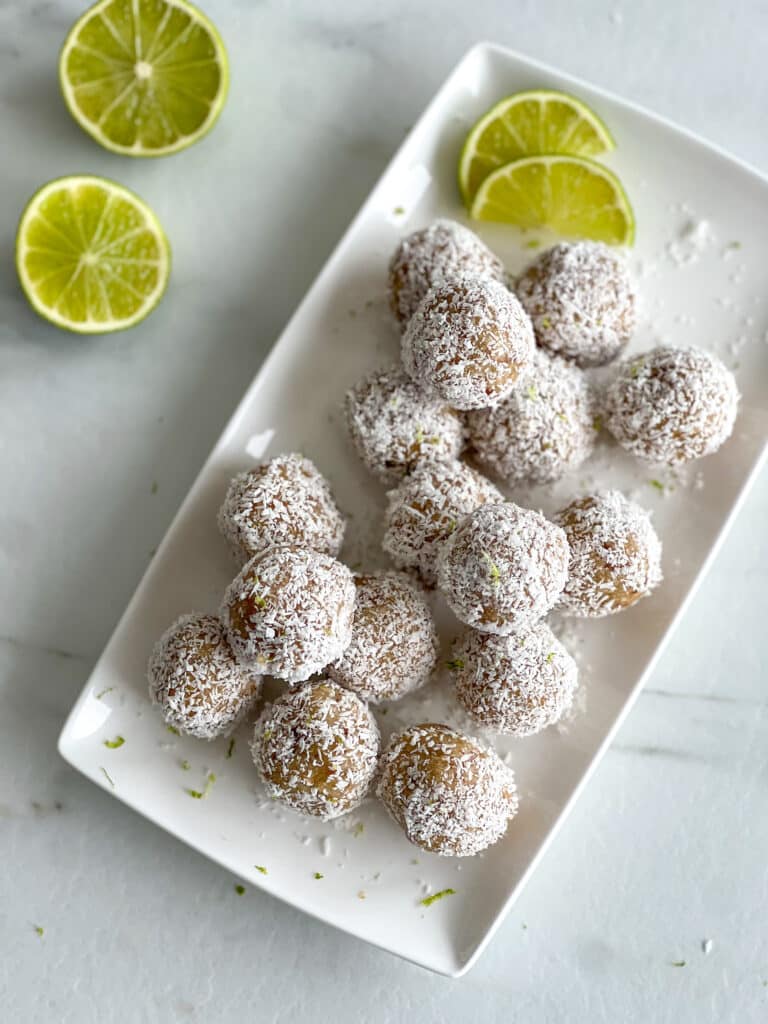 Energy balls coco et citron vert