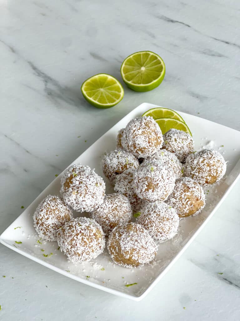 Energy balls coco et citron vert