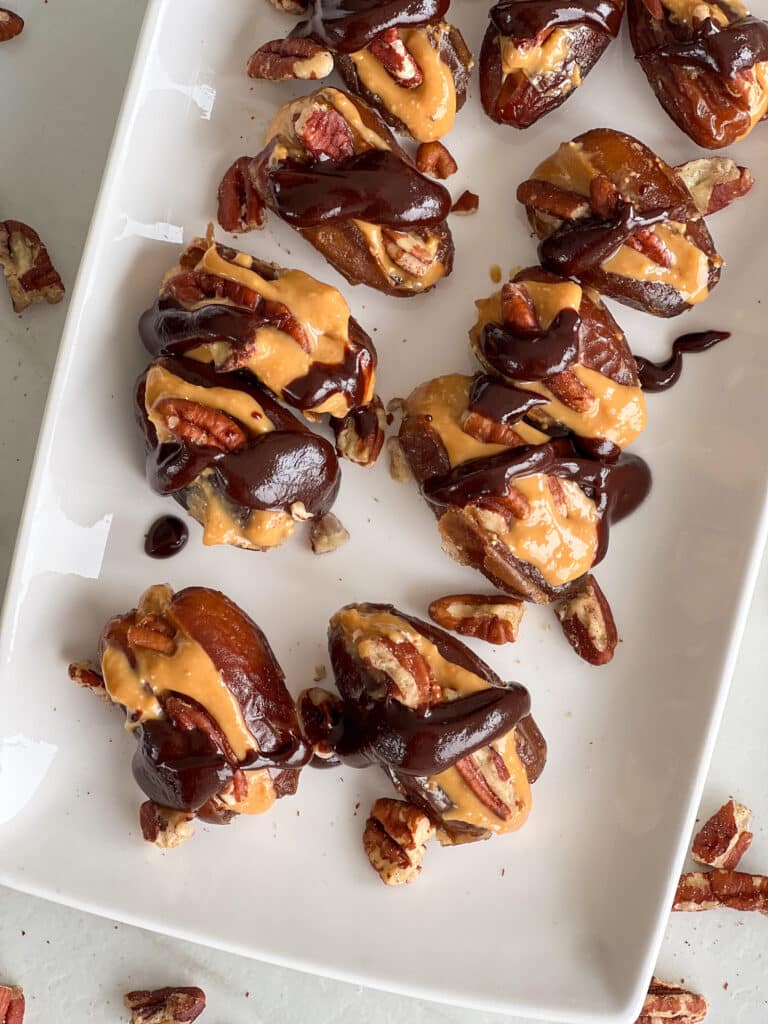 Dattes au peanut butter et chocolat