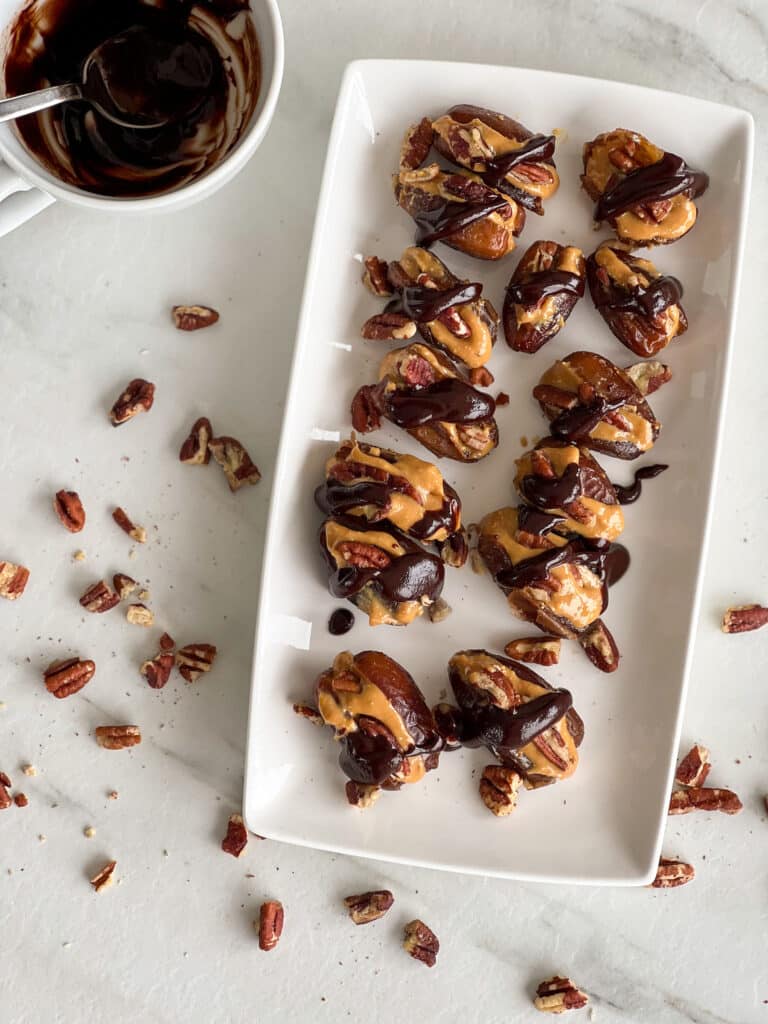 Dattes au peanut butter et chocolat