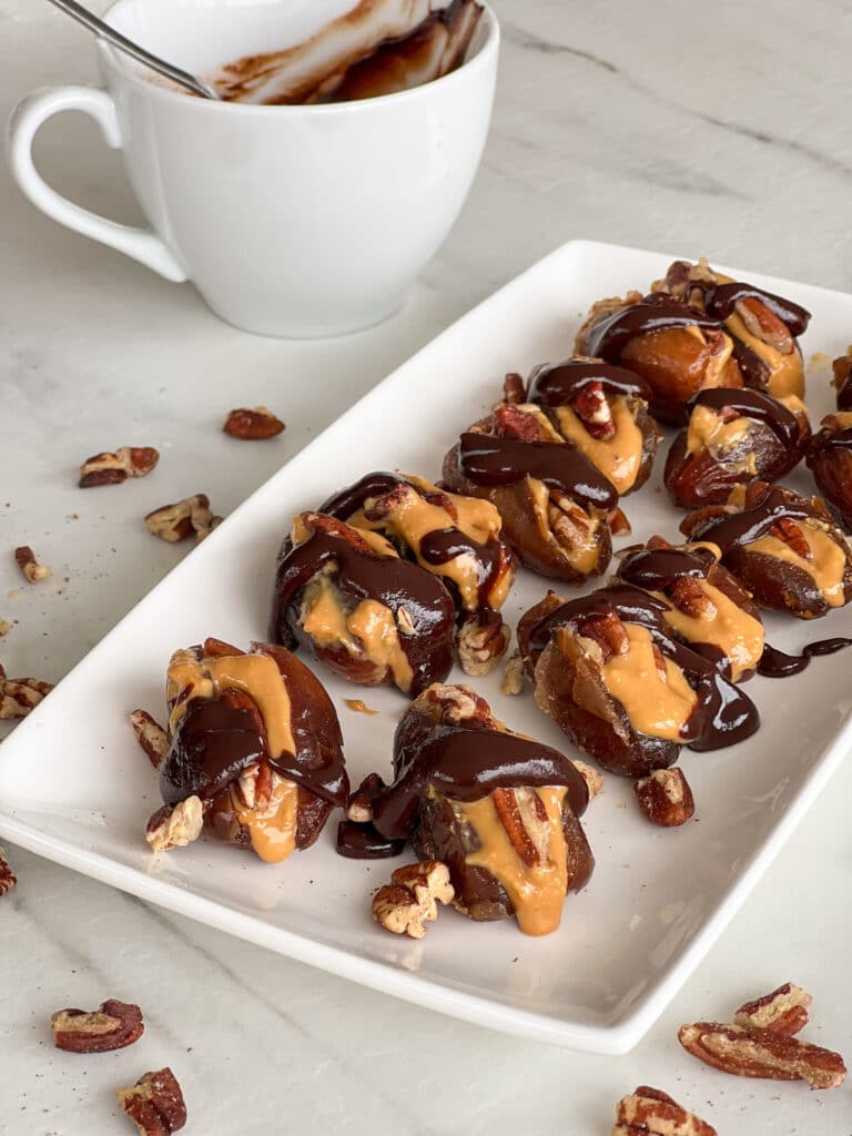Dattes au peanut butter et chocolat
